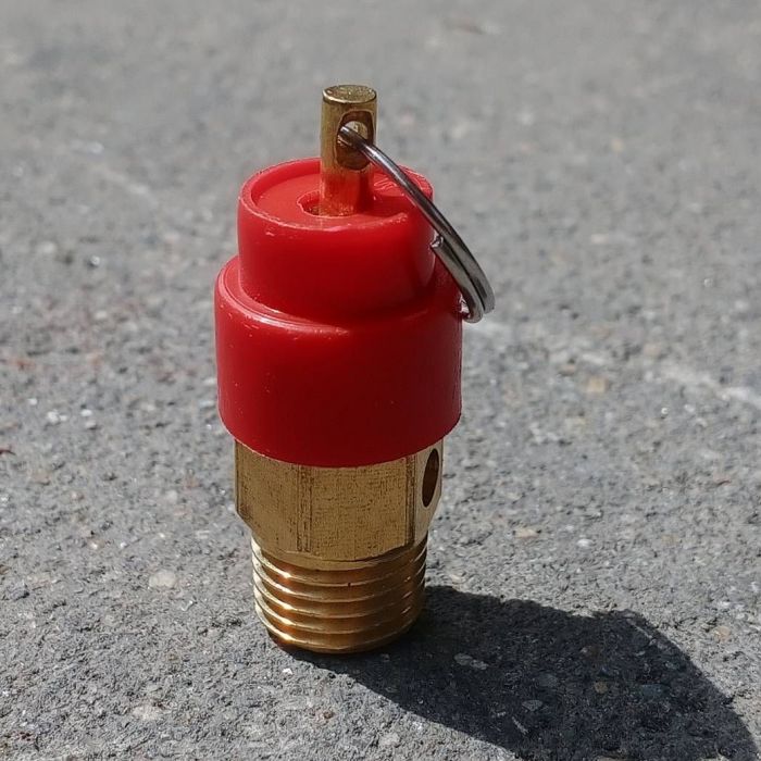 วาล์วนิรภัยทองเหลือง ปั๊มลมไร้น้ำมัน รุ่น 24SO