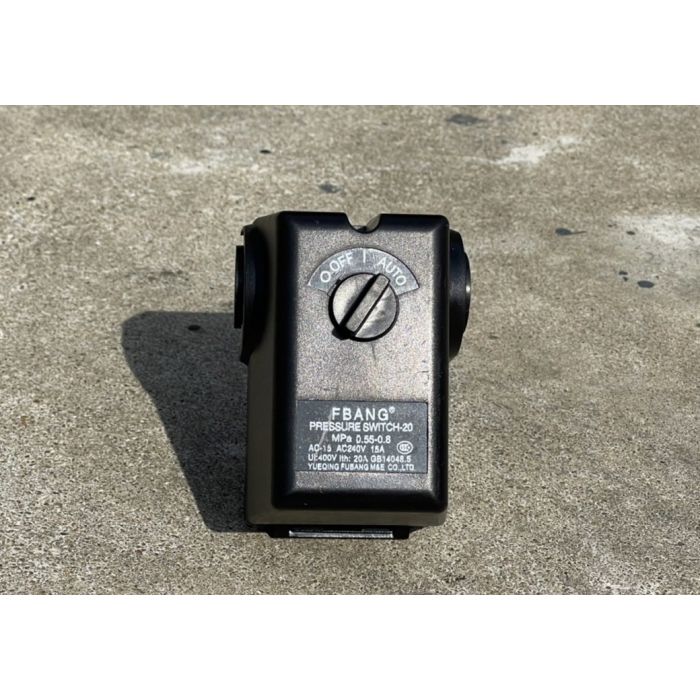 กล่องเพลสเชอร์สวิตซ์ปั๊มลมสายพาน รุ่น 100L,150L