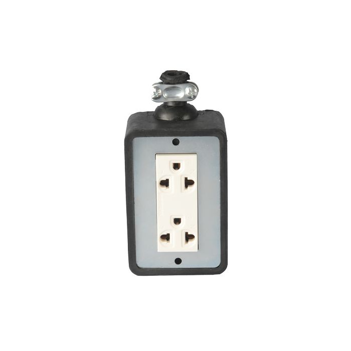 บล็อกยางพร้อมเต้ารับ 2 ช่อง รุ่น BS2 SUMO