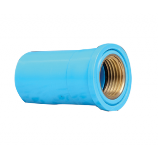 ข้อต่อตรงเกลียวในทองเหลือง 1/2