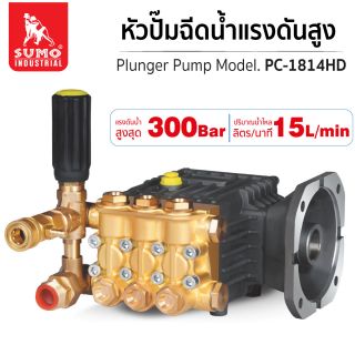 หัวปั๊มเครื่องอัดฉีด 300 บาร์ สำหรับงานคาร์แคร์ อุตสาหกรรม หรืองานล้างทำความสะอาดที่ต้องใช้เวลาต่อเนื่องและยาวนาน ใช้ประกอบกับเครื่องฉีดน้ำแรงดันสูง รุ่น HW300 หรือมอเตอร์ไฟฟ้าทุกรุ่นที่มีขนาดเพลา 28 มม. ความเร็วรอบมอเตอร์ 1450RPM แรงดันใช้งาน 300 bar ปร