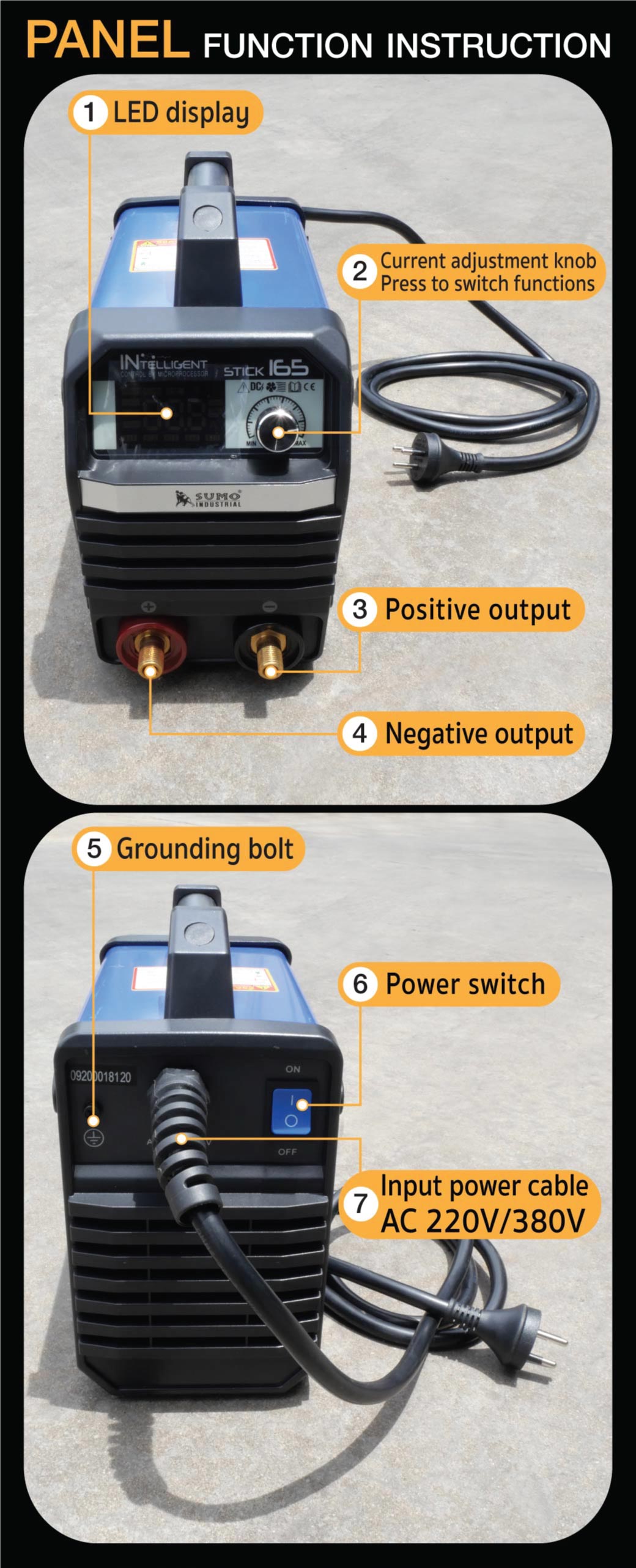 เครื่องเชื่อม STICK 165