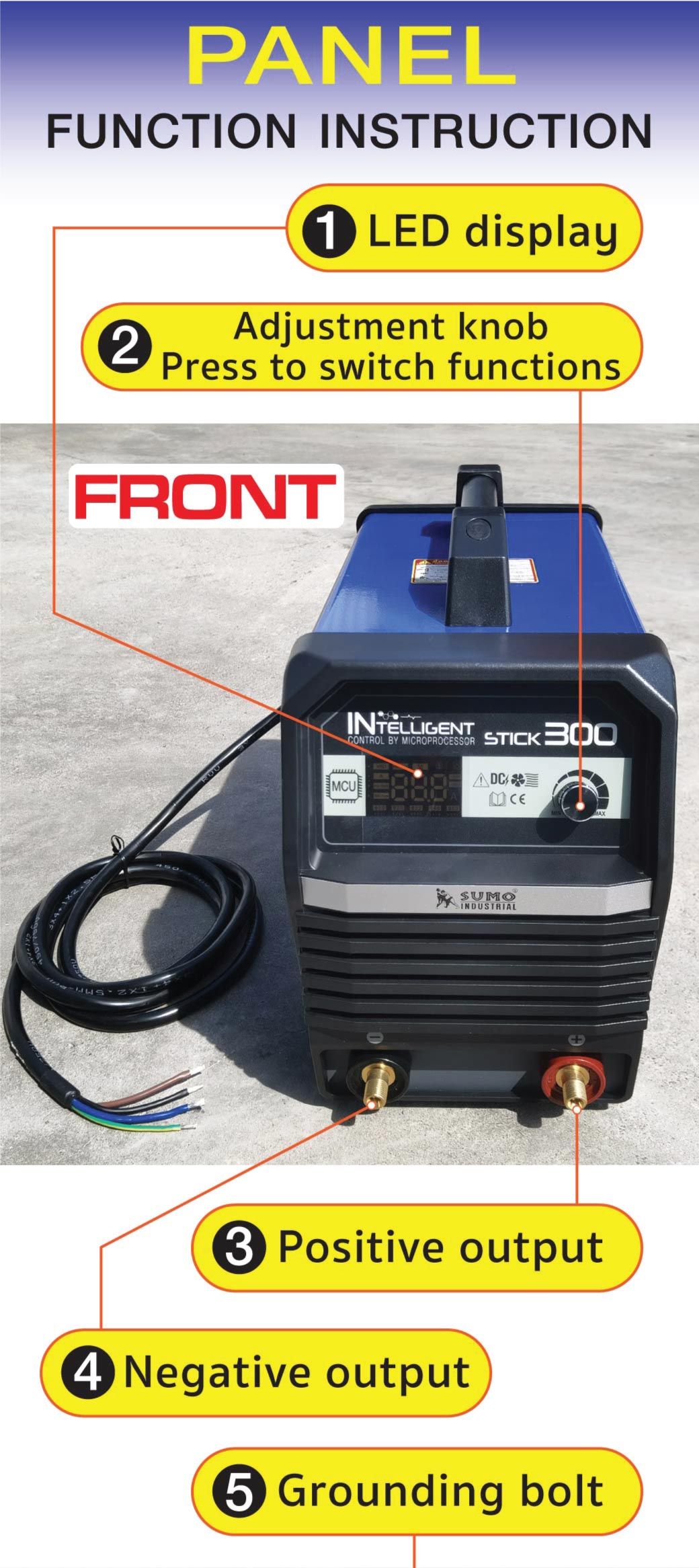 เครื่องเชื่อมสติก 300