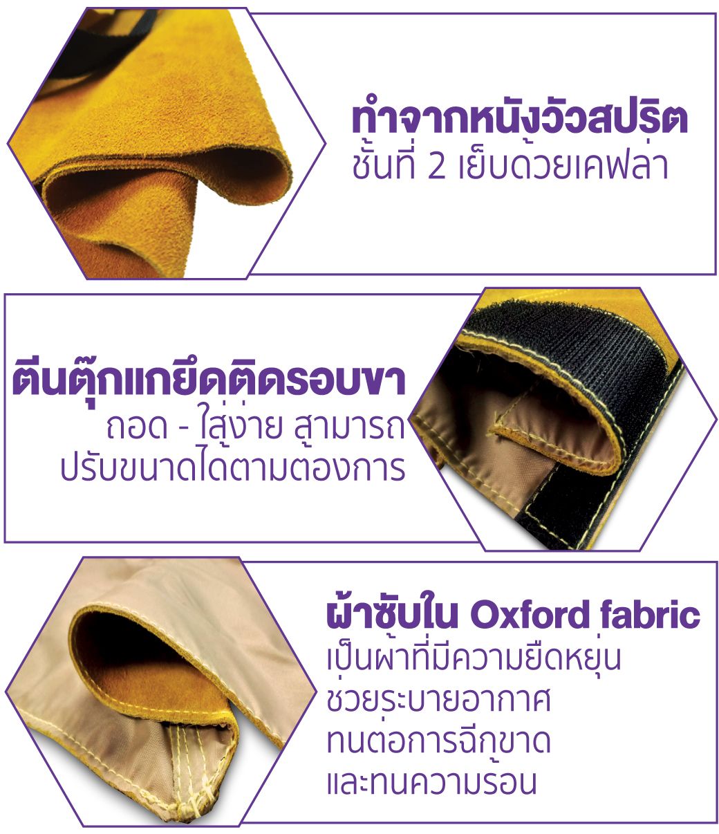 ปลอกขากันสะเก็ด รุ่น CS-002