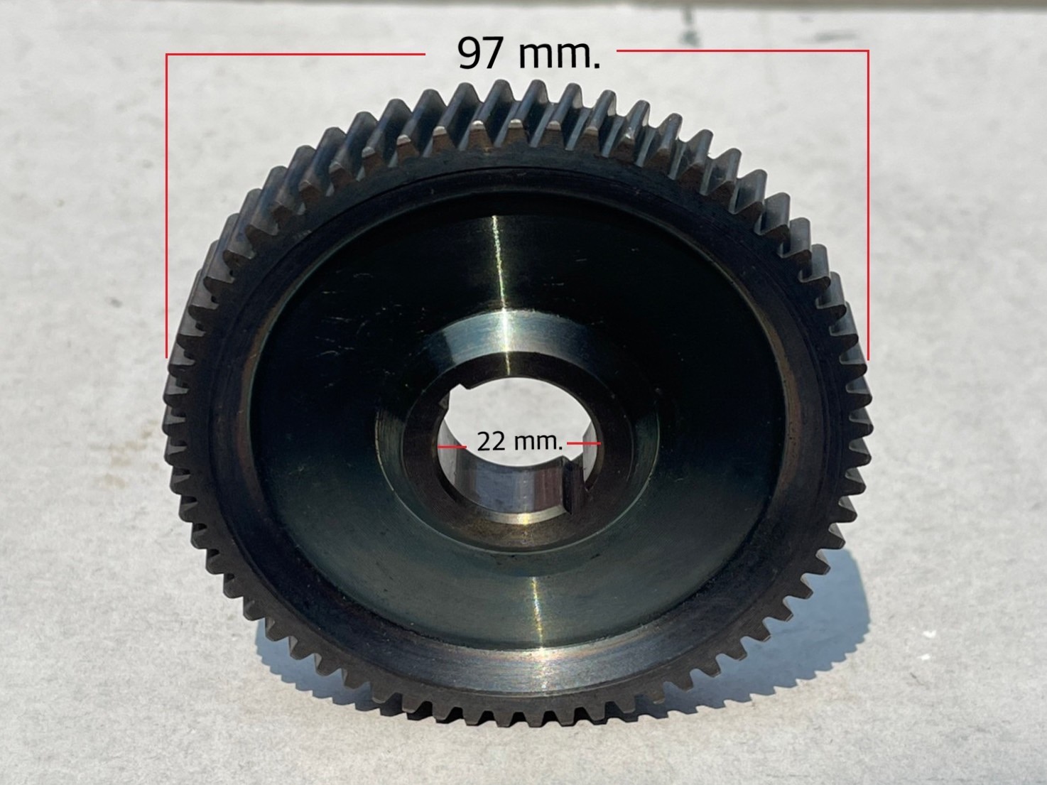 เฟืองใหญ่ เครื่องสกัดทำลายรุ่น T85