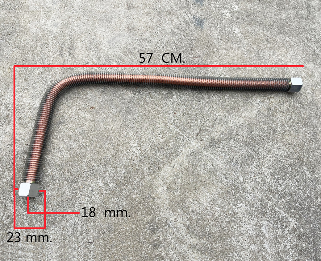 ท่อลมปั๊มลมสายพาน รุ่น 100L