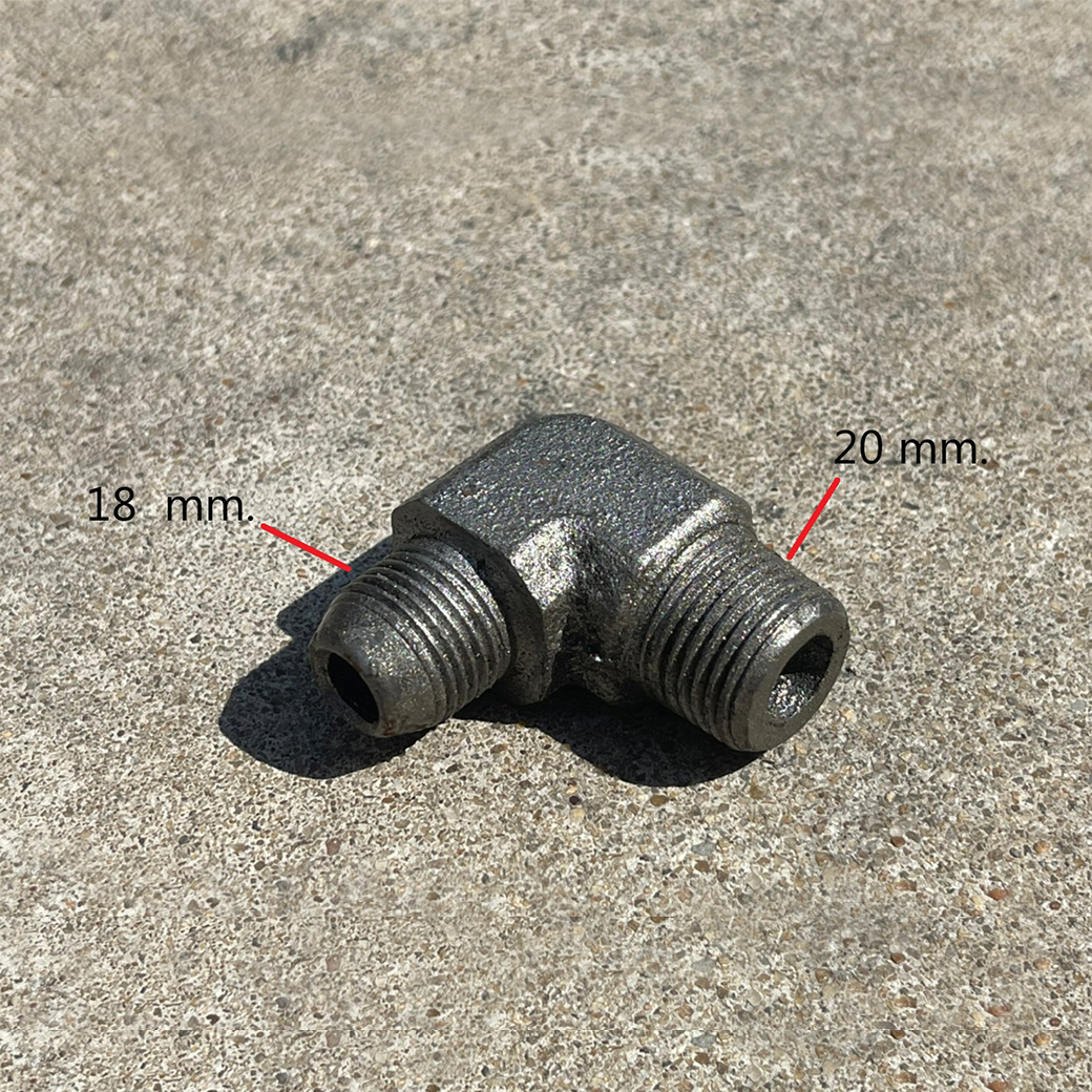 ข้อศอกปั๊มลมสายพาน รุ่น 100L