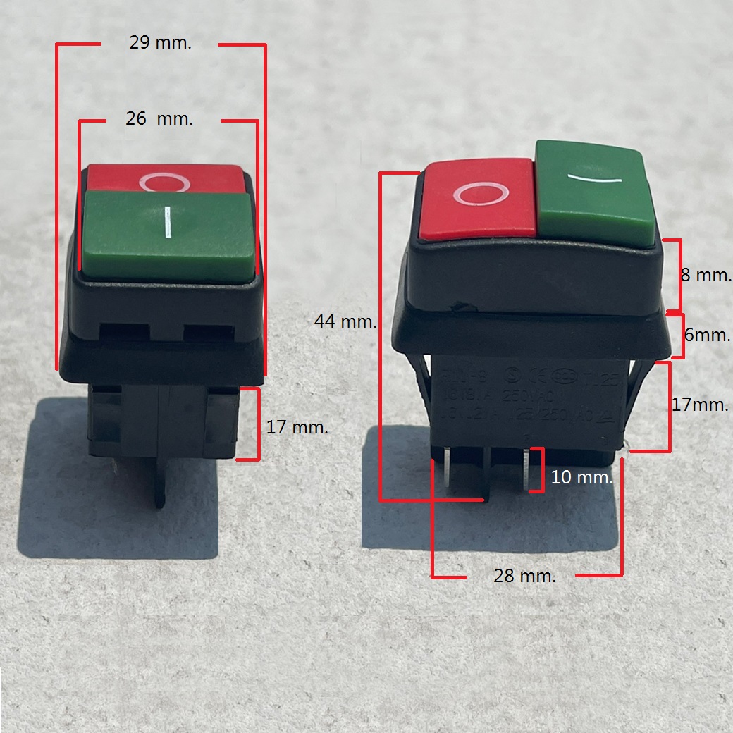 สวิทซ์เปิด-ปิด เครื่องฉีดน้ำ Blue Shark
