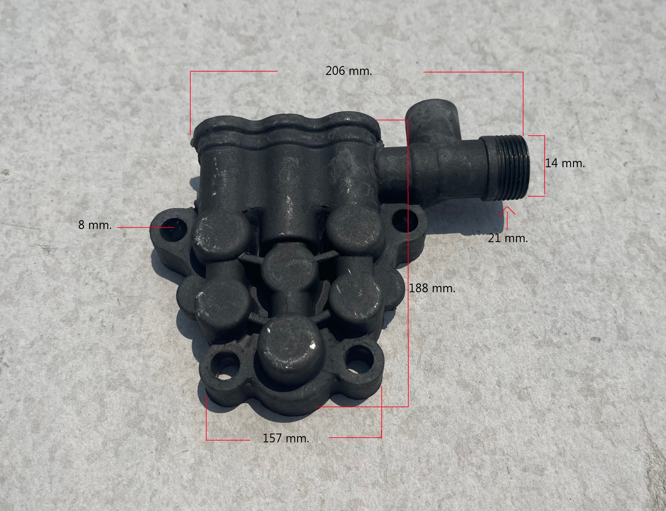 ฝาปั๊มเครื่องฉีดน้ำ รุ่น E1