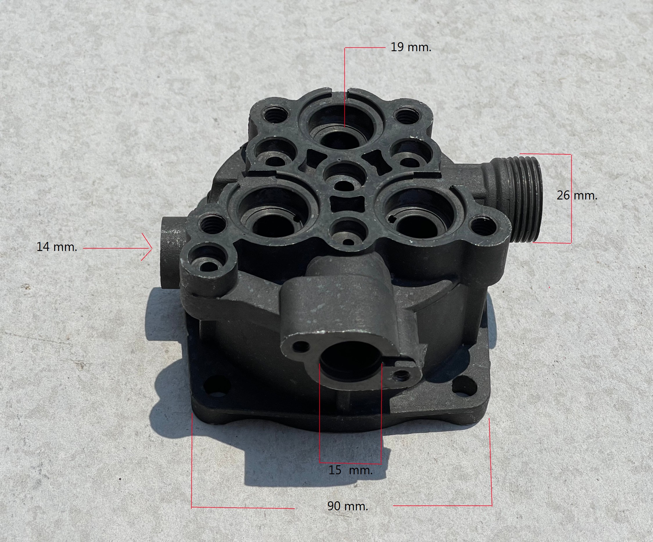 บอดี้ห้องน้ำมันเครื่อง เครื่องฉีดน้ำ รุ่น.E1